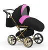 Klassischer Kinderwagen Sorento Gold 2 in 1 inkl. Sportsitz Produktbild-Vorschau 3