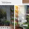 Jardinière verticale FLORA en bois laqué avec toile de Voir les images du produit 7