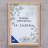 2er Set A4 Bilderrahmen Natur Eiche Optik 21x29,7  EU Produktbild-Vorschau 3
