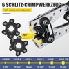 Crimpzange Kabelschuhe Set,Groß Produktbild-Vorschau 3