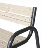 Banc Park 3 places Structure en acier anthracite, surface Voir les images du produit 8