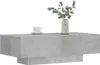vidaXL Table basse gris béton 100x49,5x31 cm Bois composite Voir les images du produit 3