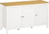 HOMCOM Buffet meuble de rangement avec 3 portes 2 étagères Voir les images du produit 1