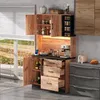 Küchenhochschrank 105x40x180 cm mit LED & Steckdose – Produktbild-Vorschau 3