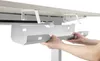 Kabelkanal für Untertisch - 60 cm breit - weiß Produktbild-Vorschau 3
