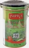 A cylindrical tin of green tea. Produktbild-Vorschau