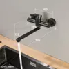 CECIPA Wasserhahn Wandmontage,360° Drehbare Edelstahl Produktbild-Vorschau 3
