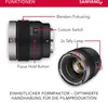 Samyang V-AF 45mm T1.9 FE do Sony E, obiektyw wideo, Podgląd zdjęcia produktu 3