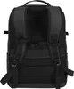 The back view of a black rucksack. Voir les images du produit