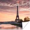 MuchoWow® Poster Paris - Eiffelturm - Brücke 75x75 cm - Produktbild-Vorschau 1
