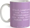 Mr. & Mrs. Panda Becher Spruch Beste Brautjungfern - Produktbild-Vorschau 3
