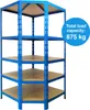 Scaffale angolare Blu 180 x 90 x 42 x 60 cm Anteprima dell’immagine prodotto 4