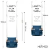 MAMOI Kinderschaukel mit Sicherheitsgurt, höhenverstellbar Produktbild-Vorschau 3