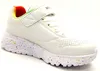A single white sneaker with colorful speckles on the sole. Produktbild-Vorschau