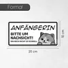 younikat Fahrzeug-Aufkleber Fahranfängerin I 20 x 10 cm I Produktbild-Vorschau 2