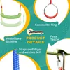 Outsunny Ninja Slackline Set hängende Hindernisse für 5-12 Produktbild-Vorschau 5