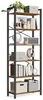 Vasagle LLS062B01, zwart, natuurhout, 6 planken, staal, Productafbeelding-voorbeeld 8