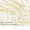 Lavea® Mikrofaser Kuscheldecke 130x150 cm, flauschig & Produktbild-Vorschau 6