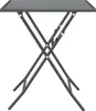 vidaXL Záhradný stôl 60x60x72 cm z expandovaného kovu Náhľad obrázku produktu 4