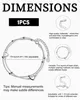 Armband Damen silberfarben mit Herz – filigraner Produktbild-Vorschau 3
