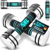 RE:SPORT® 2er Hanteln Set aus massivem Stahl Türkis 2 x Produktbild-Vorschau 1