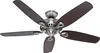 Deckenventilator mit Zugkette Builder Elite 132 cm Nickel Produktbild-Vorschau 1