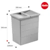 Pojemnik wewnętrzny Hailo 1076119 z pokrywą 20 L Podgląd zdjęcia produktu 3