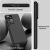Collage of images showing a black phone case with text highlighting its features. Náhľad obrázku produktu