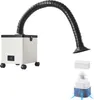 A product shot of a portable air purifier with a flexible hose attachment. Anteprima dell’immagine prodotto