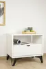 Kovová nábytková noha Loft v černé barvě, výška 15 cm - Náhled obrázku produktu 4