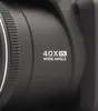 A close-up view of a camera lens with text indicating its zoom and features. Náhled obrázku produktu