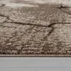 A close-up, low-angle shot of a textured rug with a wood grain pattern. Produktbild-Vorschau