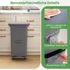 COSTWAY 36 L, pattumiera a 2 scomparti con scomparto Anteprima dell’immagine prodotto 7