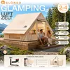 ELONEO Luftzelt Glamping Zelt aufblasbar Campingzelt Produktbild-Vorschau 2