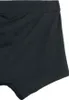 A close-up view of black boxer shorts. Produktbild-Vorschau