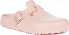A single pink Birkenstock Boston Eva clog is shown from a side-angle on a white background. Podgląd zdjęcia produktu