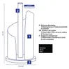 Kela keukenrolhouder Stella, metaal, zwart, 33 cm hoog, 15 Productafbeelding-voorbeeld 2