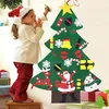 Vianočný stromček s odnímateľnými plstenými ozdobami DIY Náhľad obrázku produktu 2