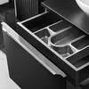 Waschtisch 60cm, matt schwarz, PUEBLA-56-BLACK Produktbild-Vorschau 2