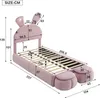 okwish Dětská postel boxspring 90×200 cm s teplým světelným Náhled obrázku produktu 6