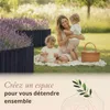 Floranica Bordure de Jardin en bois 30 x 100 cm Anthracite Voir les images du produit 6