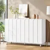 Merax Sideboard 2-in-1 Kommode mit 3 Türen, Schuhschrank Produktbild-Vorschau 4