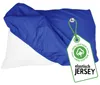 Jersey Spann Kissenbezug 25x25 cm Blau Elastisch – Produktbild-Vorschau 1