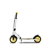 A white and yellow scooter is shown against a white background. Produktbild-Vorschau