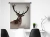 MuchoWow® Wandteppich Wandbehang Hirsche - Geweihe - Tiere Produktbild-Vorschau 4