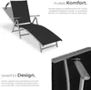 Gartenliege Marisol klappbar 182 x 62 x 59 cm Produktbild-Vorschau 3