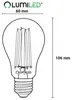 LUMILED LED Lampe E27 A60 8W ersetzt 75W 1080lm 3000K Produktbild-Vorschau 7