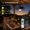 IP65 Outdoor Deckenventilator mit Stecker und Licht - 5m Produktbild-Vorschau 6