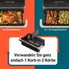 COSORI Dual Blaze TwinFry Heißluftfritteuse 10 L 2800 W, Produktbild-Vorschau 8