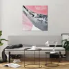 Bilder auf glas - Einteilig - Rosa Grau Farbe - 70x70cm - Produktbild-Vorschau 6